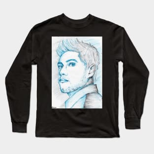 Niall Horan (ball pen drawing) Long Sleeve T-Shirt